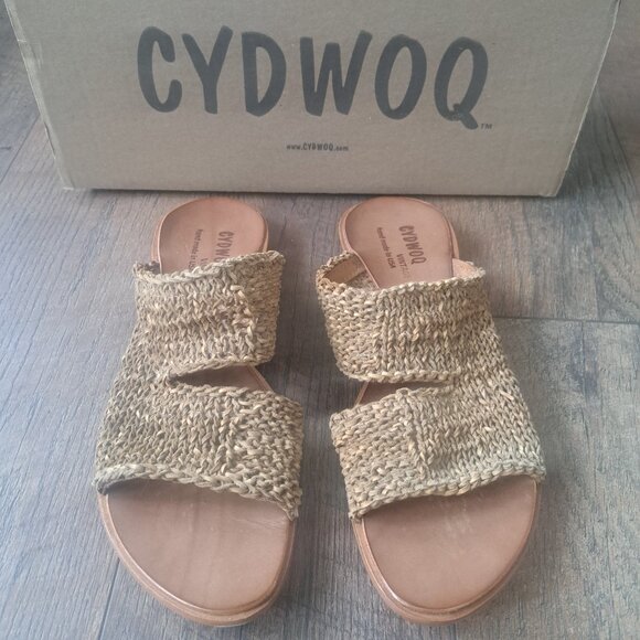 NIB CYDWOQ Brave Sandals Tan (42) 11 - Picture 1 of 8